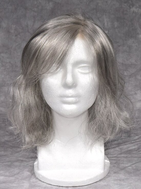 Envy by Alan Eaton Making Waves Synthetic Hairpiece Topper Medium Grey main image 14